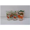 Image 3 : (12) Lot of Vintage Fruit Glasses
