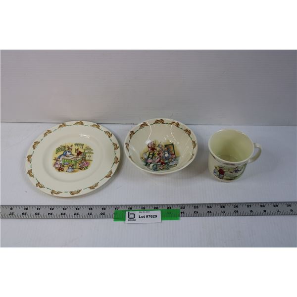 Bunnykins Plate, Mug and Bowl Set