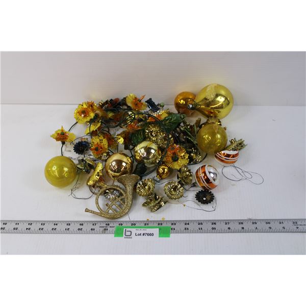 Assorted Vintage Christmas Ornaments