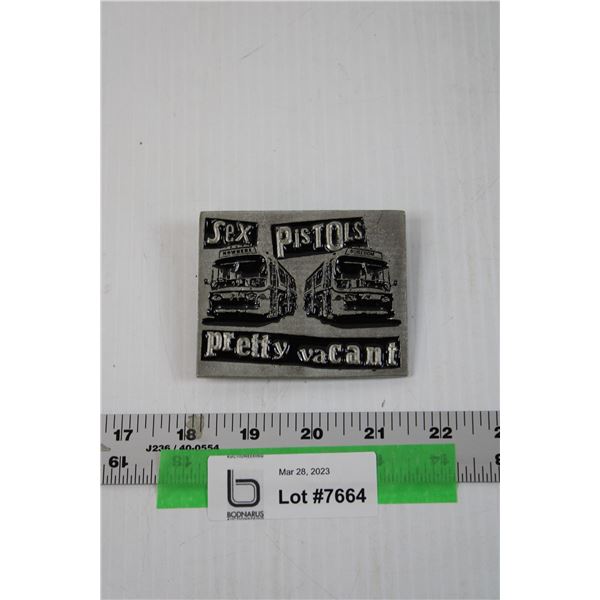 Sex Pistols Metal Belt Buckle