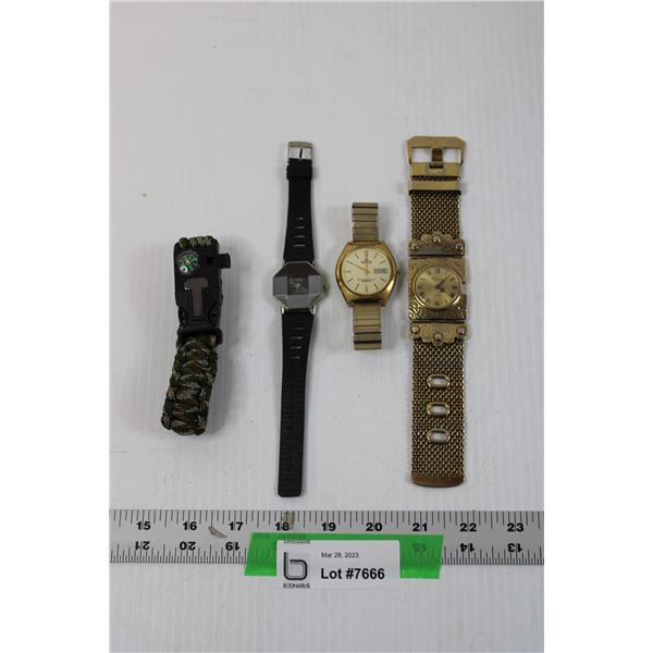 (3) Assorted Watches and Misc.