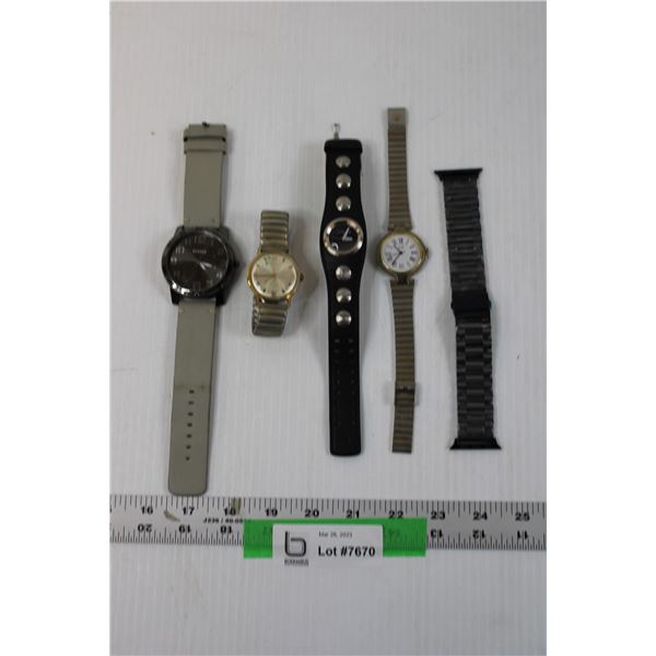 (5) Assorted Watches