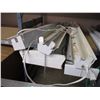 Image 3 : *(5) Fixtures for Fluorescent Lights w/ Some Bulbs