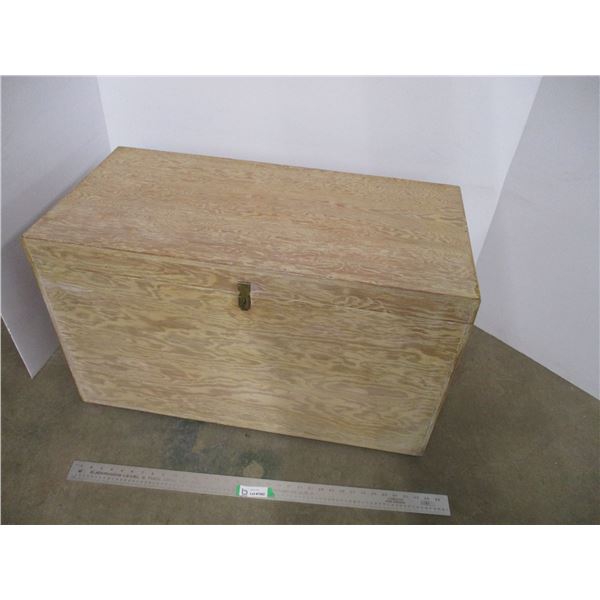 *Wooden Storage Box (lockable 36x18x22)