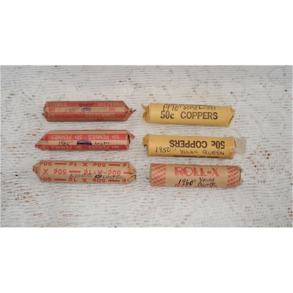 6 Rolls {Pennies}