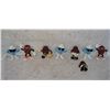 Image 1 : California Raisin and Smurf Character Collectibles