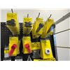 Image 2 : 36" RACK WITH CONTENTS. ASST ADAPTORS, CABLE CAPS, TUBING, FUSE BLOCKS, WIRING, PLUGS, CLAMPS,