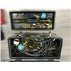 Image 1 : BOX OF HOSES, FITTINGS, PRESSURE GAUGES FOR PRESSURE TESTING