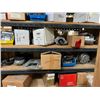 Image 8 : CONTENTS OF 1 SIDE OF 3 SHELVES. ALTERNATORS, STARTER MOTORS, ZINCS, ALT FANS, PLUG WIRES, FILTERS,