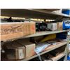 Image 3 : CONTENTS OF ONE SIDE OF 5 SHELF UNITS. MOSTLY QUICKSILVER/MERCURY PARTS. STEERING CABLES, TRIM