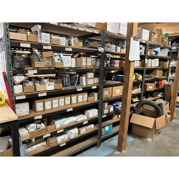 **LD 3 BAYS OF SHELVING 48"X24"X6'H PICK UP AFTERNOON OF LAST DAY - CONTENTS NOT INCLUDED