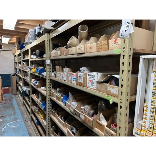 **LD 5 BAYS OF SHELVING 48"X12"X6'H PICK UP AFTERNOON OF LAST DAY - CONTENTS NOT INCLUDED