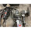 Image 1 : 3 TOOLS. 4.5" MASTERCRAFT ANGLE GRINDER, PORTER CABLE 7346 ANGLE GRINDER WITH 6" OSC HEAD, NO PAD,