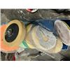 Image 2 : MASTERCRAFT 5" ANGLE GRINDER AND PORTER CABLE MODEL 7424XP RANDOM ORBIT POLISHER AND PILE OF