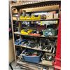 Image 3 : 20 TON HYDRAULIC PRESS COMES WITH 48" SHELF AND ASST OF SPECIALTY TOOLS, PUNCHES, WHEEL PULLERS,