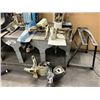 Image 2 : LOWER LEG REPAIR BENCH PLUS MOBILE CART AND FREE STANDING CART. INC COMPONENTS ON THE STAND