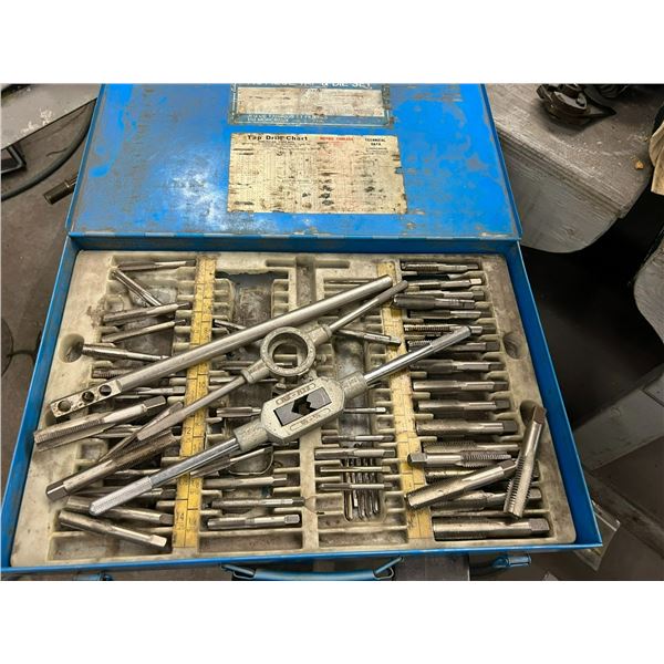 WESTWARD 110 PC TAP AND DIE SET STANDARD, METRIC AND PIPE-NOTE THERE ARE ACTUALLY APPROX 68 DIES