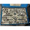 Image 2 : WESTWARD 110 PC TAP AND DIE SET STANDARD, METRIC AND PIPE-NOTE THERE ARE ACTUALLY APPROX 68 DIES