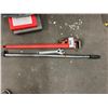 Image 1 : 3/4" TORQUE WRENCH 40" LONG PLUS 36" PIPE WRENCH AND 12" CRESCENT WRENCH