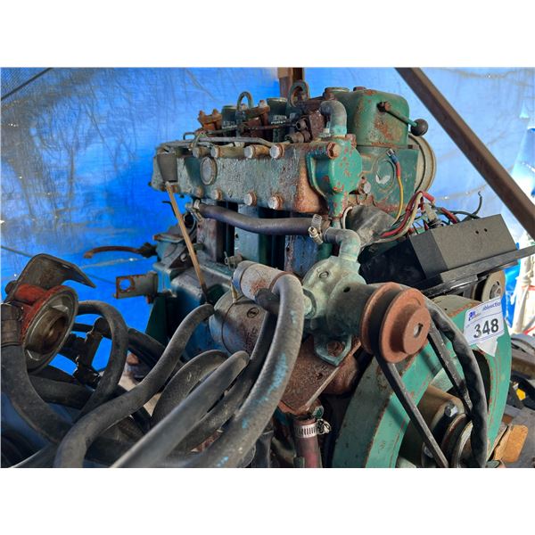 3-CYLIDNER DIESEL ENGINE - CONDITION UNKNOWN