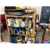 Image 1 : 4' SHELF WITH ASST OIL PRODUCTS PLUS PANS ETC