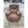 Image 3 : LA-Z-BOY ROCKER RECLINER, BROWN MICROFIBER