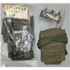 Image 1 : 308 STRIPPER CLIP LOT + MACHINE GUN CLIPS AND POUCH.