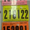 Image 3 : VINTAGE HUNTING TAGS CANADA - LOT OF 18 - 1968 TO 1982