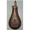 Image 1 : VINTAGE METAL POWDER FLASK AS SHOWN..