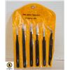 NEW - 6 PIECE INDUSTRIAL TWEEZER SET