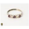 Image 1 : SILVER WITH GEMSTONES RING