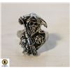 Image 1 : RING: "GRIM REAPER", SIZE 20 MM