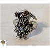 Image 1 : RING: "GRIM REAPER", SIZE 22MM