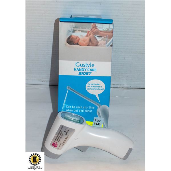 GUSTYLE HANDYCARE BIDET & THERMOMETER