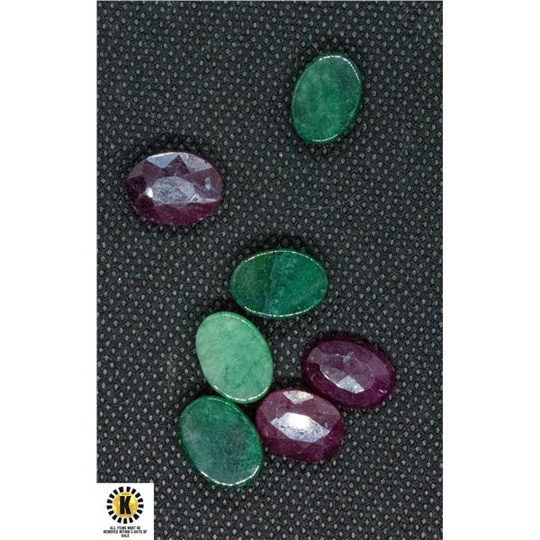 #69-GENUINE RUBY& EMERALD GEMSTONE 63.45 CT