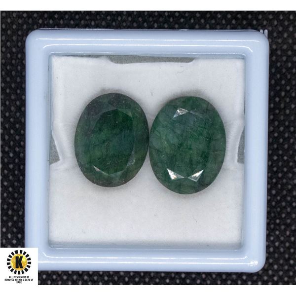 #36-GENUINE GREEN EMERALD GEMSTONE  26.95CT