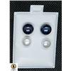 Image 1 : #10-NATURAL AKOYA PEARL EARRINGS
