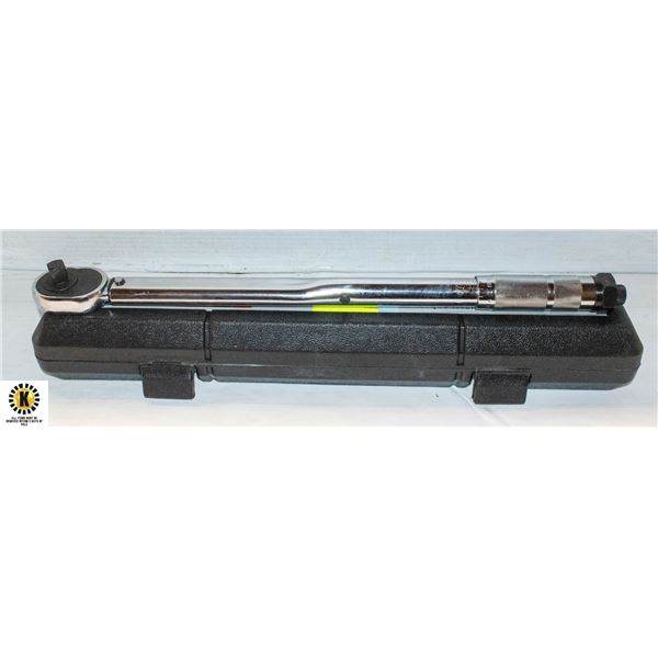 NEW - 1/2  CLICK TORQUE WRENCH