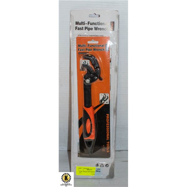 NEW - MAGIC PIPE WRENCH 2 PIECE SET