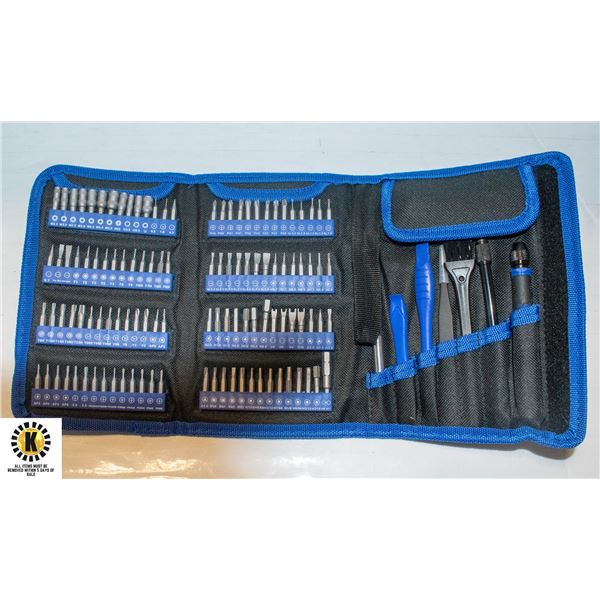 NEW - 126 PIECE PRECISION SCREWDRIVER SET