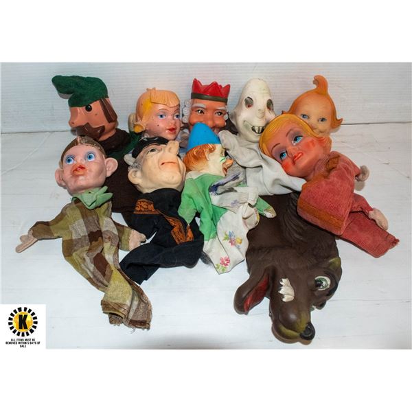 VINTAGE PUPPET LOT 1900-1950S