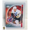 Image 1 : SIDNEY CROSBY AUTOGRAPH HOCKEY CARD