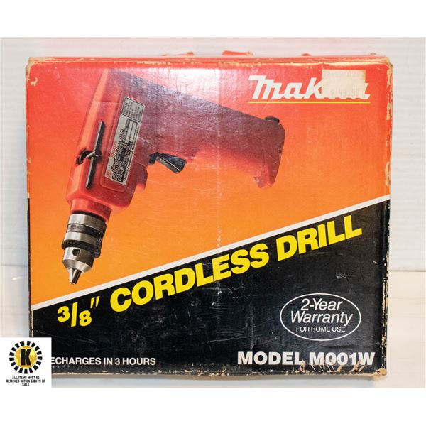 MAKITA CORDLESS DRILL IN BOX