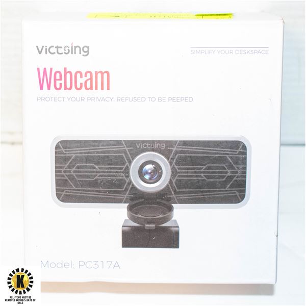 VICTSING 1080P WEBCAM WITH DUAL MICROPHONES