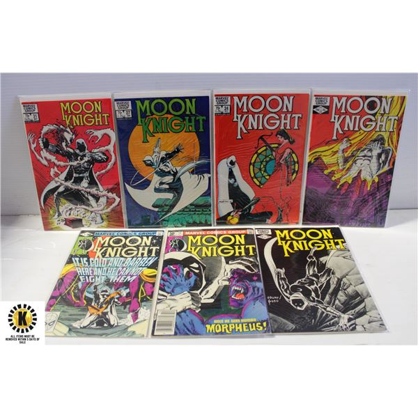 MARVEL MOON KNIGHT (1981) #7-31 COMIC LOT