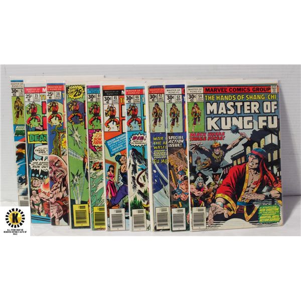 MARVEL MASTER OF KUNG FU #35-57 COMIC LOT