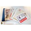 Image 1 : BUNDLE OF OILERS CARDS AND VARIOUS STAMPS