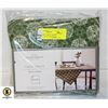 Image 1 : THRESHOLD TABLE THROW TABLECLOTH SCARF GREEN