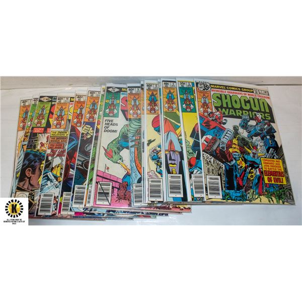 MARVEL SHOGUN WARRIORS #2-19 COMIC LOT