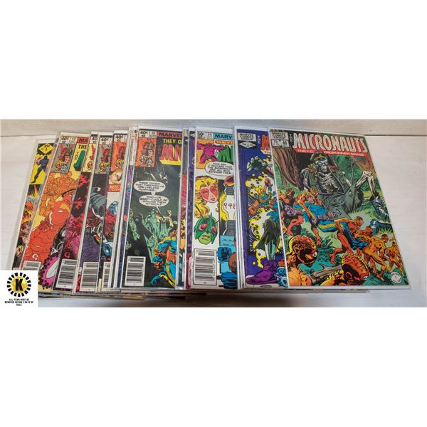 MARVEL MICRONAUTS #3-46 COMIC LOT